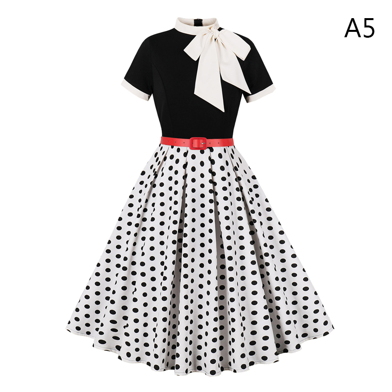 Women'S Fashion From The 60S - 50 60s فستان عتيق للنساء البولكا