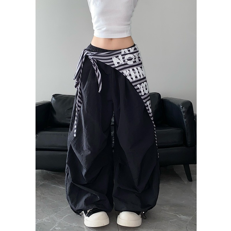 Women'S Fashion Utility Pants - بنطلون نسائي بتصميم Y2K مع طبقات