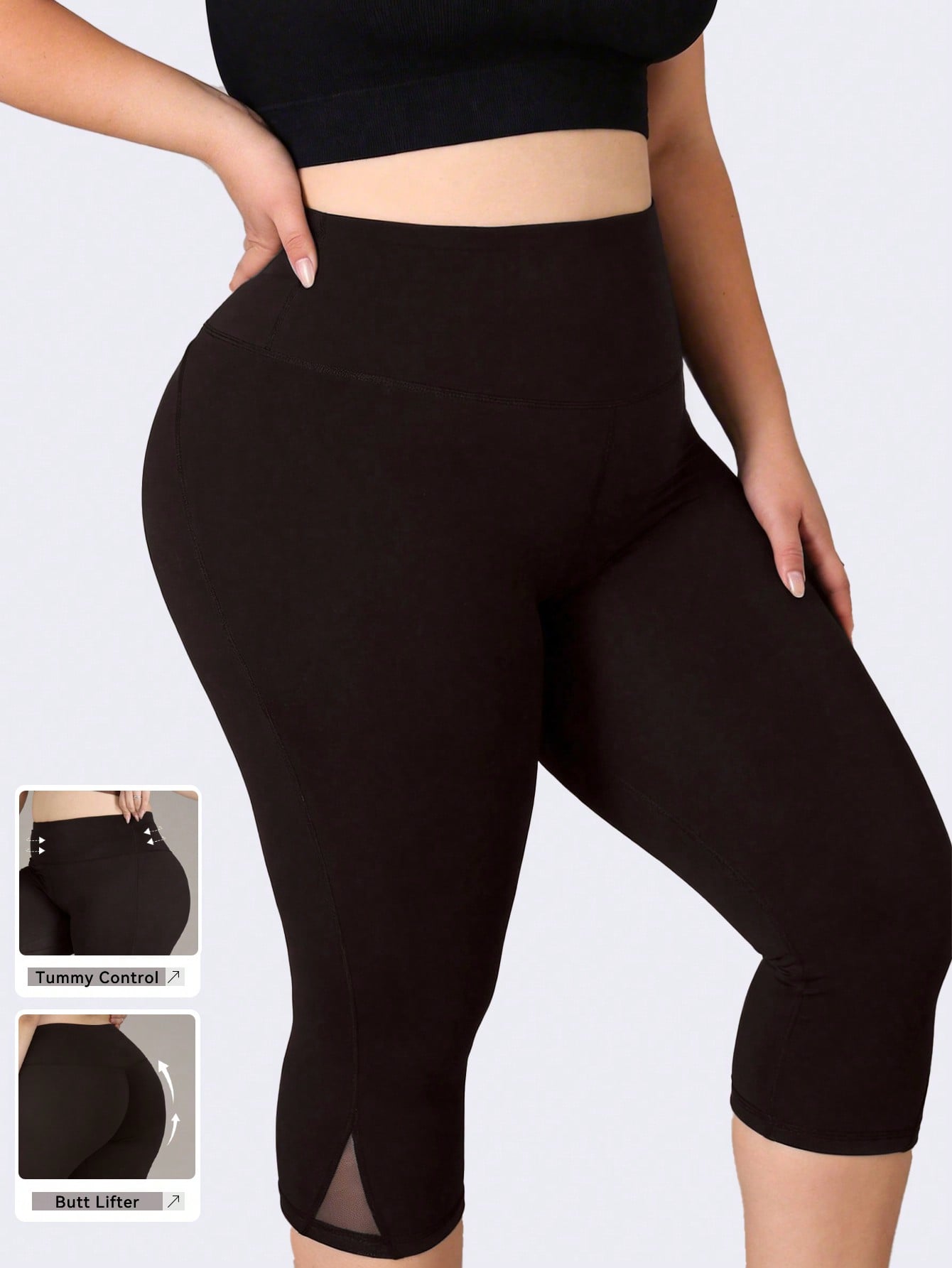 High Waist Leggings - سروال ضيق (ليغينغ) رياضي للنساء بمقاسات