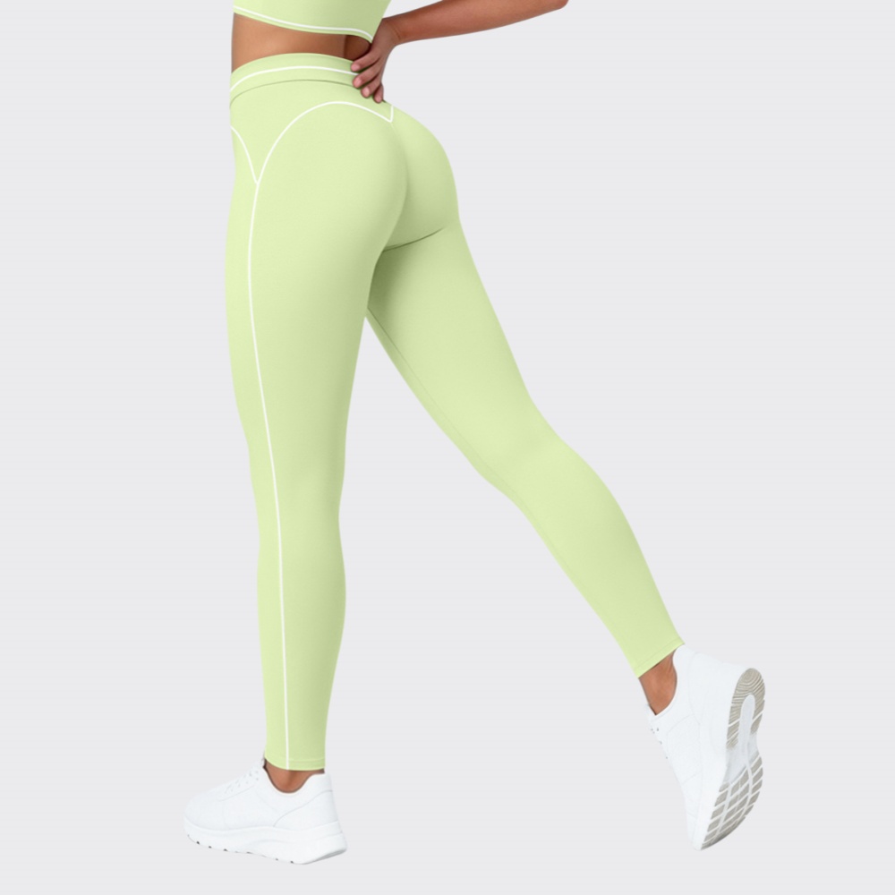 High Waist Leggings - بنطلون رياضي نسائي عالي الخصر للياقة