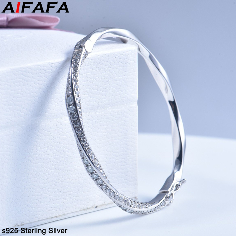 Women Fashion Jewellery - سوار فضة استرليني عيار 925 للنساء،