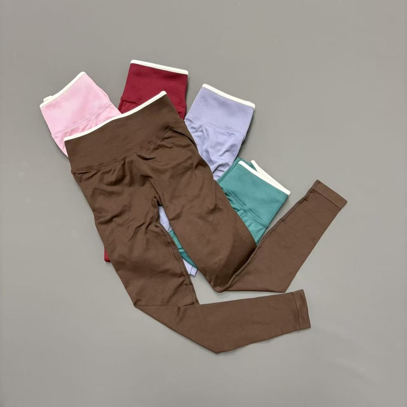 High Waist Leggings - بنطلونات سكولبت سكرانش للنساء ذات خصر