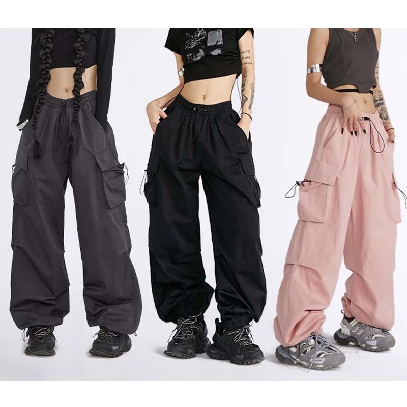 Women'S Fashion Utility Pants - بنطلون رياضي نسائي عصري، سروال مستقيم