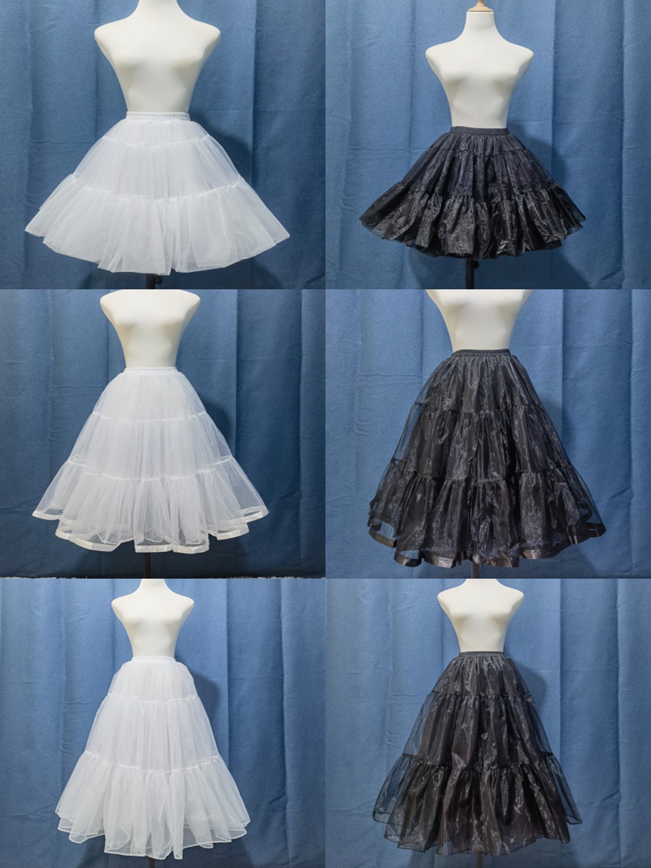Women'S Fashion From The 60S - تنورة طويلة منفوشة 40/60/80 سم، تنورة