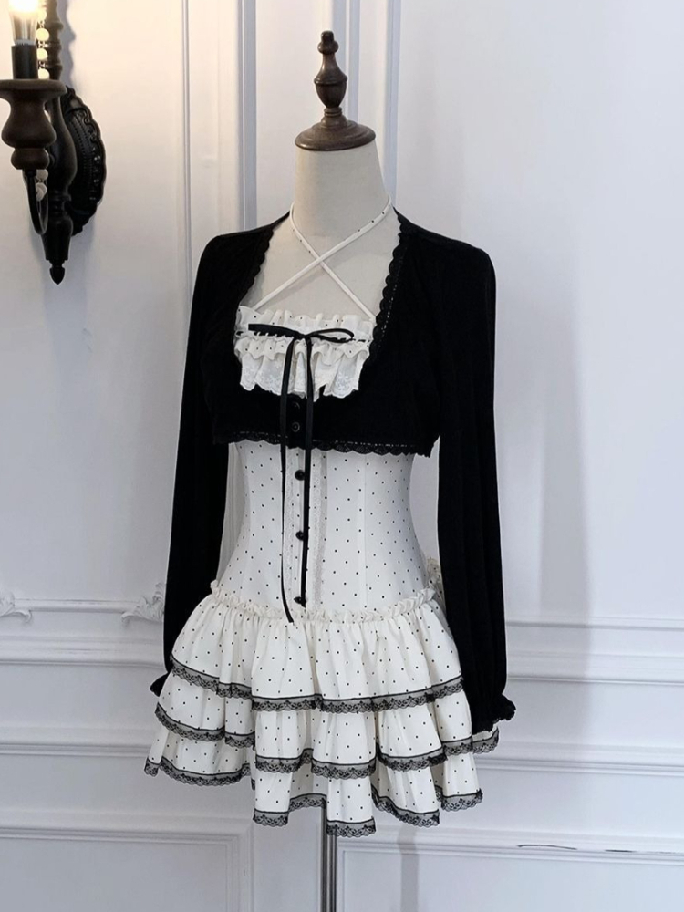 Ruched Dress Mini - فستان كاميسول كوري أنيق بياقة مربعة
