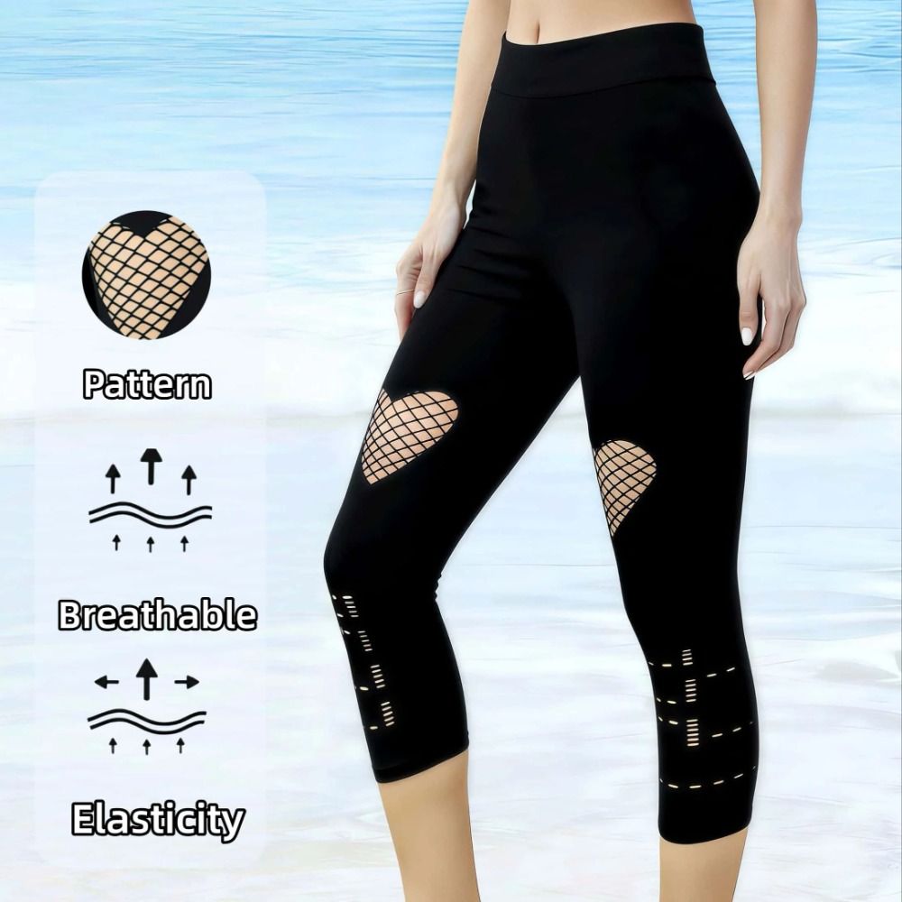 بنطلون نسائي شبكي جديد بتصميم  - مراجعة High Waist Leggings وسعره