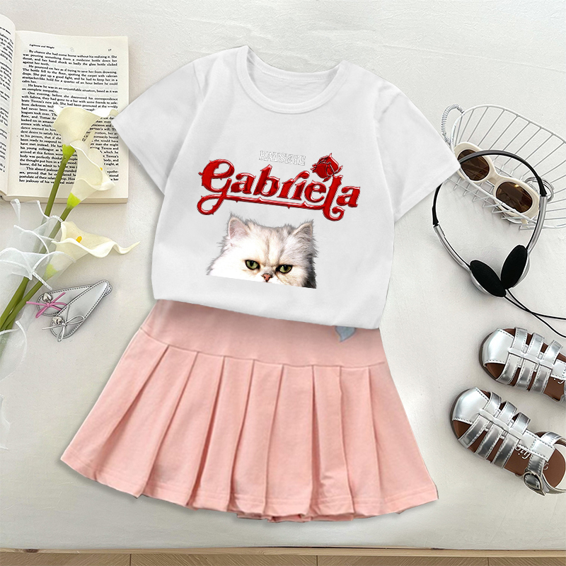 موضة K البوب K-KATSEYE تي شيرت - مراجعة Women'S Fashion Kilt وسعره