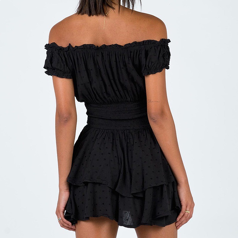 فستان باديكون مثير للصيف بكتف  - مراجعة Ruched Dress Mini وسعره