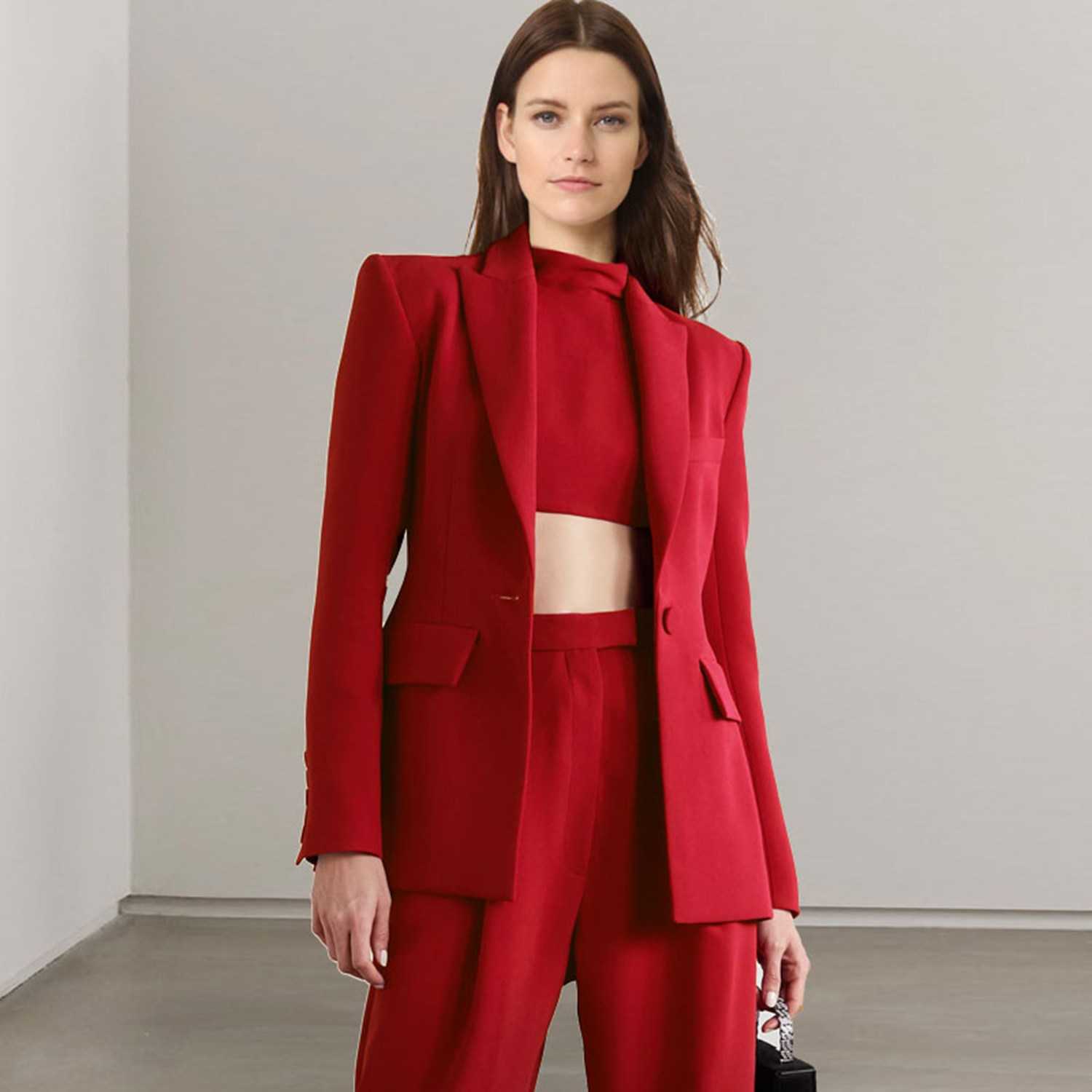 Allingentle الأحمر التلبيب الم - مراجعة Women Fashion Jackets وسعره