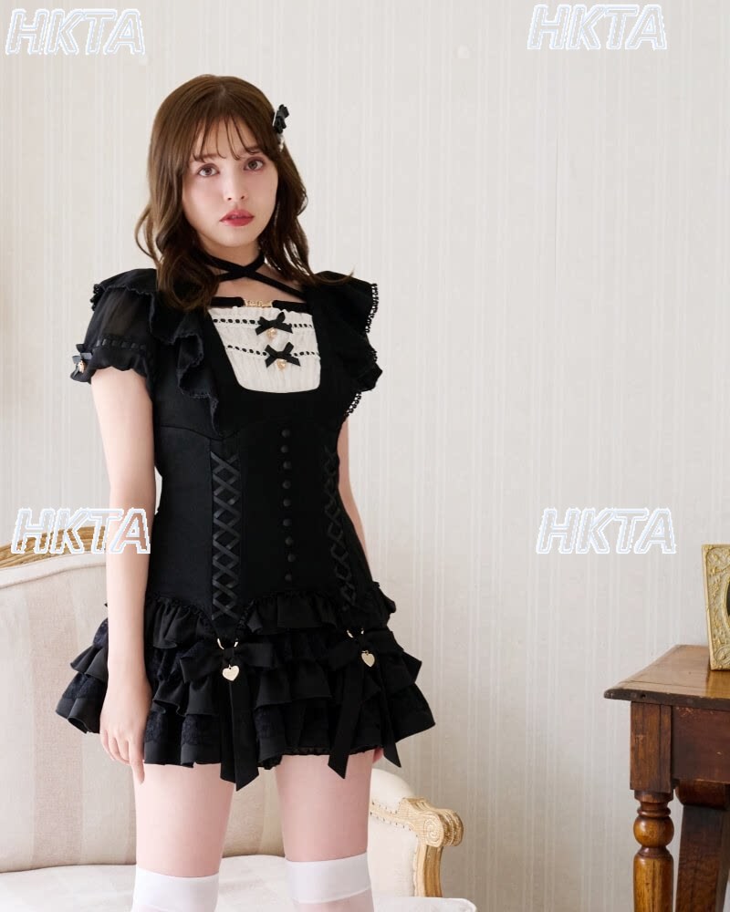 فستان ليز الياباني الحلو بتصمي - مراجعة Ruched Dress Mini وسعره