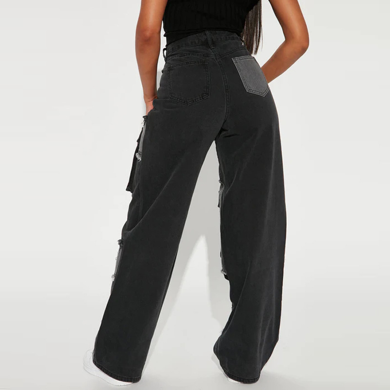 بنطال جينز متعدد الجيوب بنمط أ - مراجعة Women'S Fashion Utility Pants وسعره