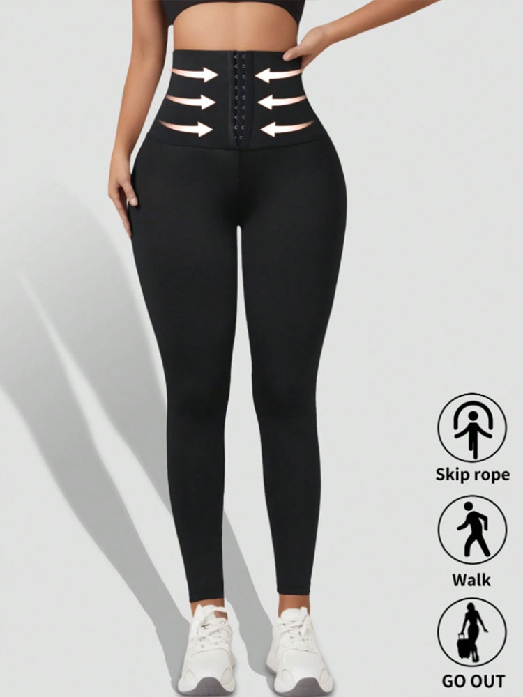 بنطلون يوجا عالي الخصر بأزرار  - مراجعة High Waist Leggings وسعره