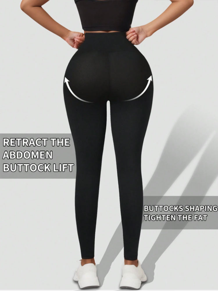 بنطلون يوجا عالي الخصر بأزرار  - مراجعة High Waist Leggings وسعره