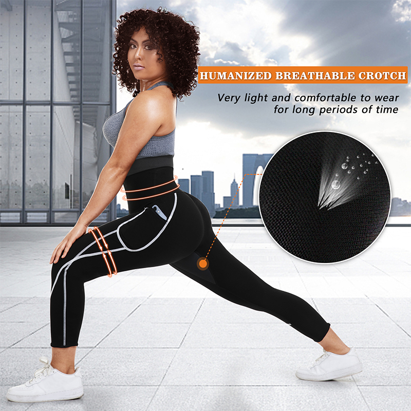 بنطال ساونا للعرق للنساء، سروا - مراجعة High Waist Leggings وسعره