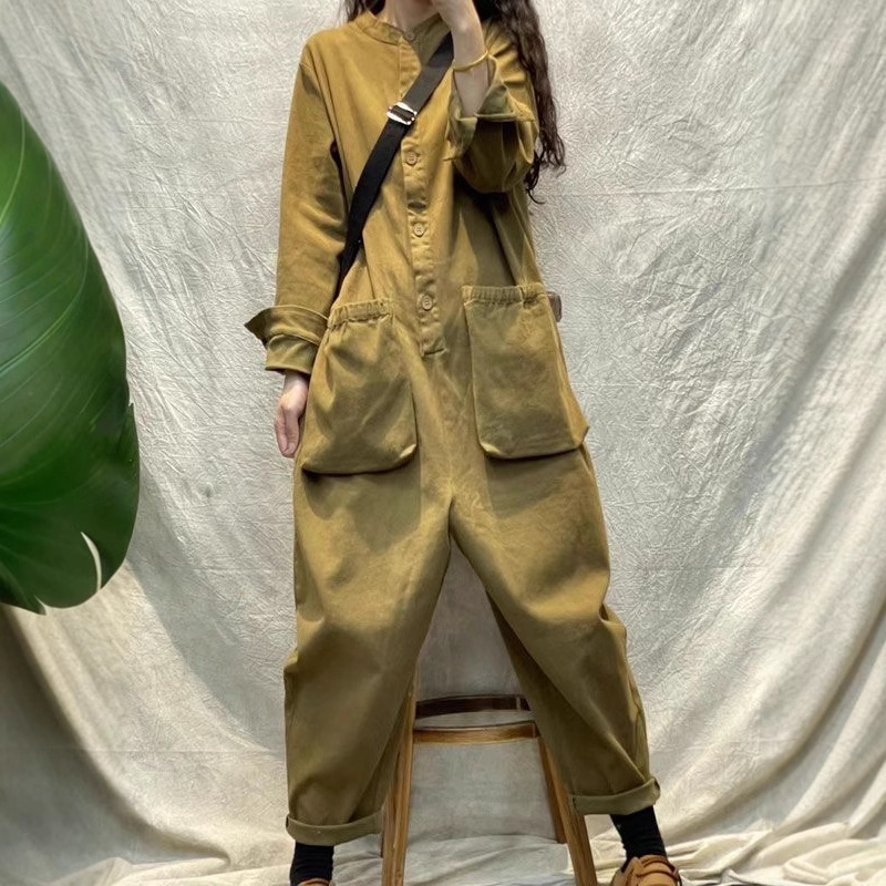 بدلة نسائية كاجوال فضفاضة بأرج - مراجعة Women'S Fashion Utility Pants وسعره