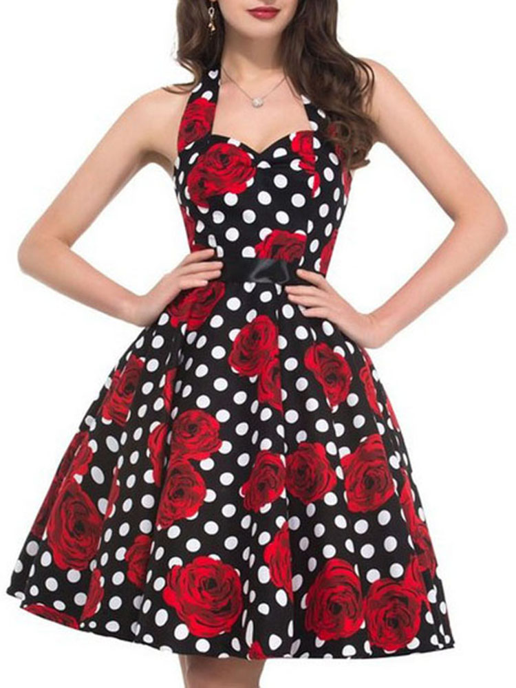 فستان صيفي للسيدات بنقاط بولكا - مراجعة Women'S Fashion From The 60S وسعره