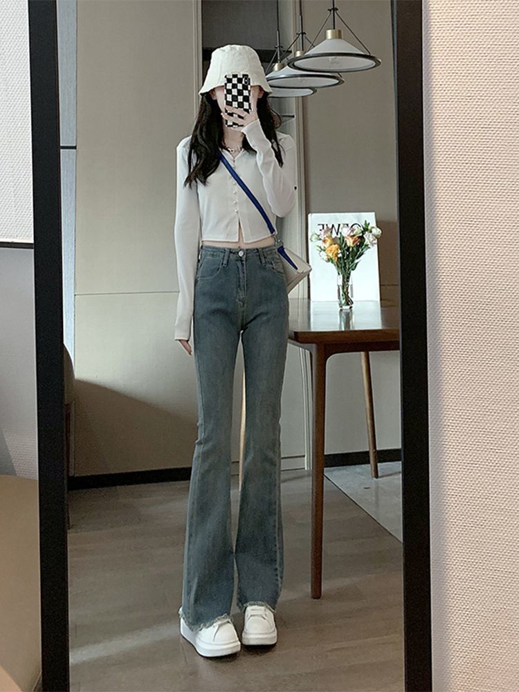 Wide Jeans Women Trousers With - مراجعة Women'S Fashion Utility Pants وسعره