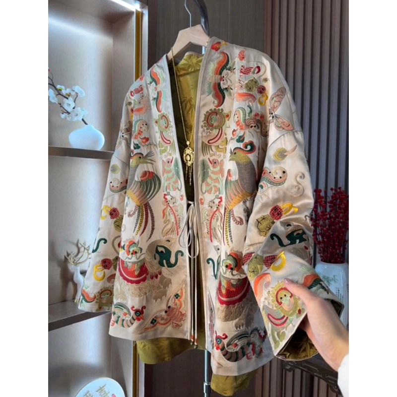 سترة كيمونو صينية الطراز جديدة - مراجعة Women Fashion Jackets وسعره
