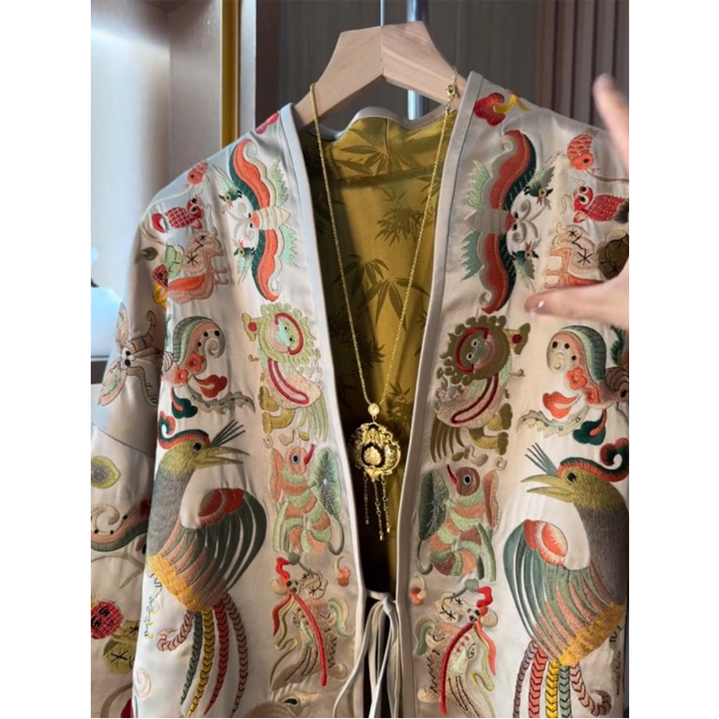 سترة كيمونو صينية الطراز جديدة - مراجعة Women Fashion Jackets وسعره