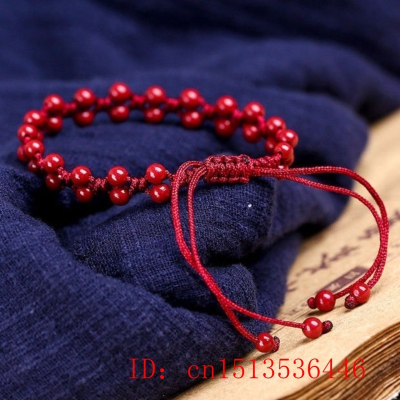 سوار سينابار أحمر طبيعي للرجال - مراجعة Women Fashion Jewellery وسعره