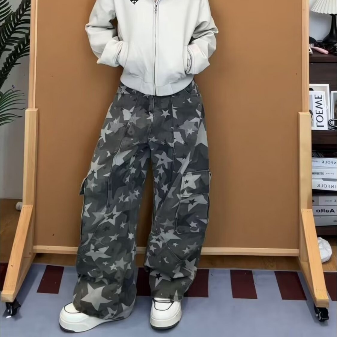 بنطلون كارجو نسائي بنقشة التمو - مراجعة Women'S Fashion Utility Pants وسعره