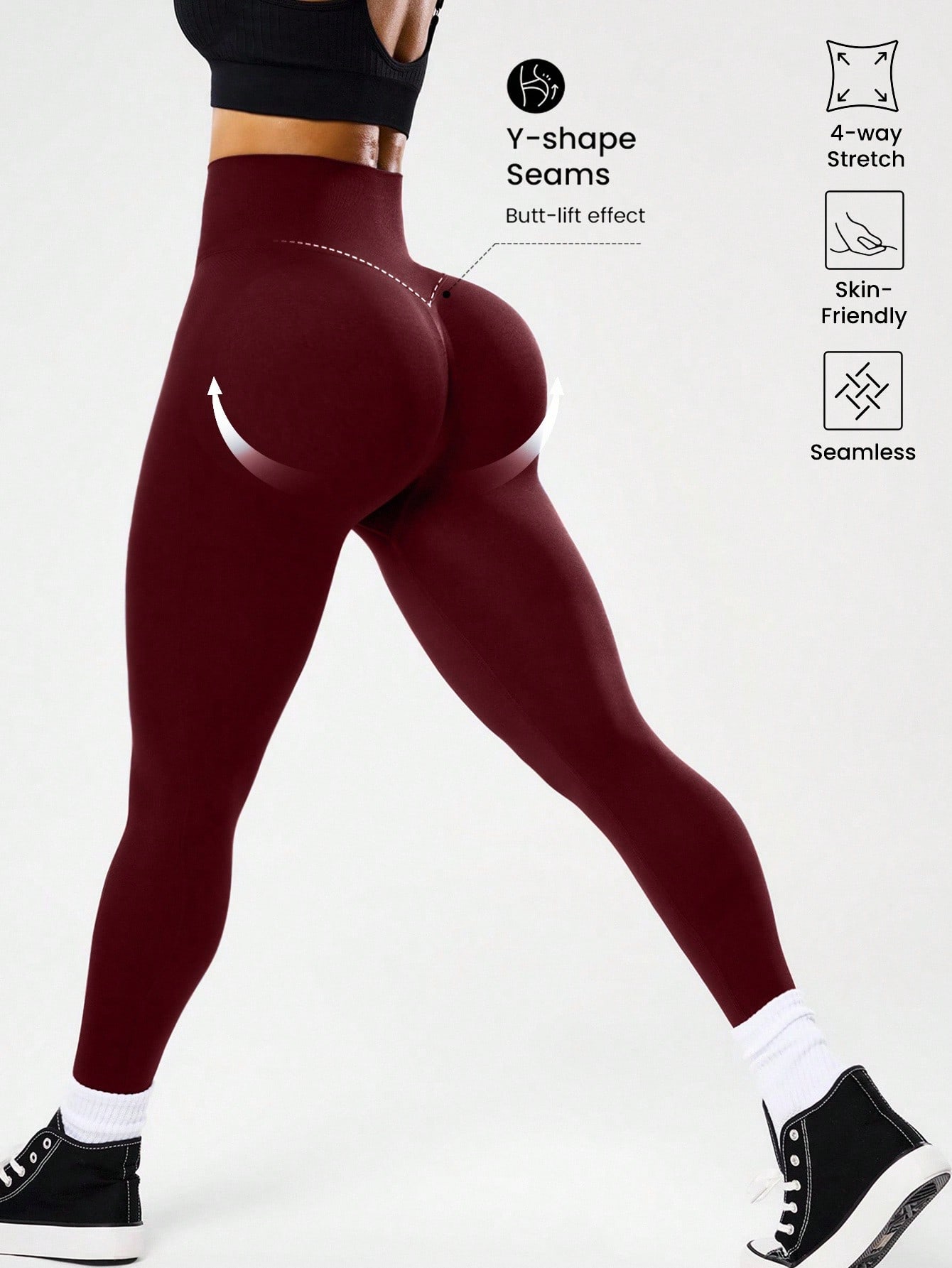 بنطلون يوجا نسائي عالي الخصر ب - مراجعة High Waist Leggings وسعره