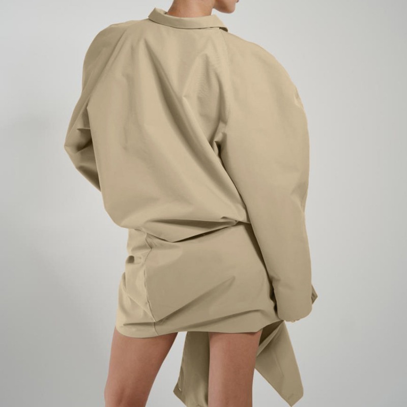 طقم قميص نسائي مكون من قطعتين  - مراجعة Asymmetric Top Women وسعره