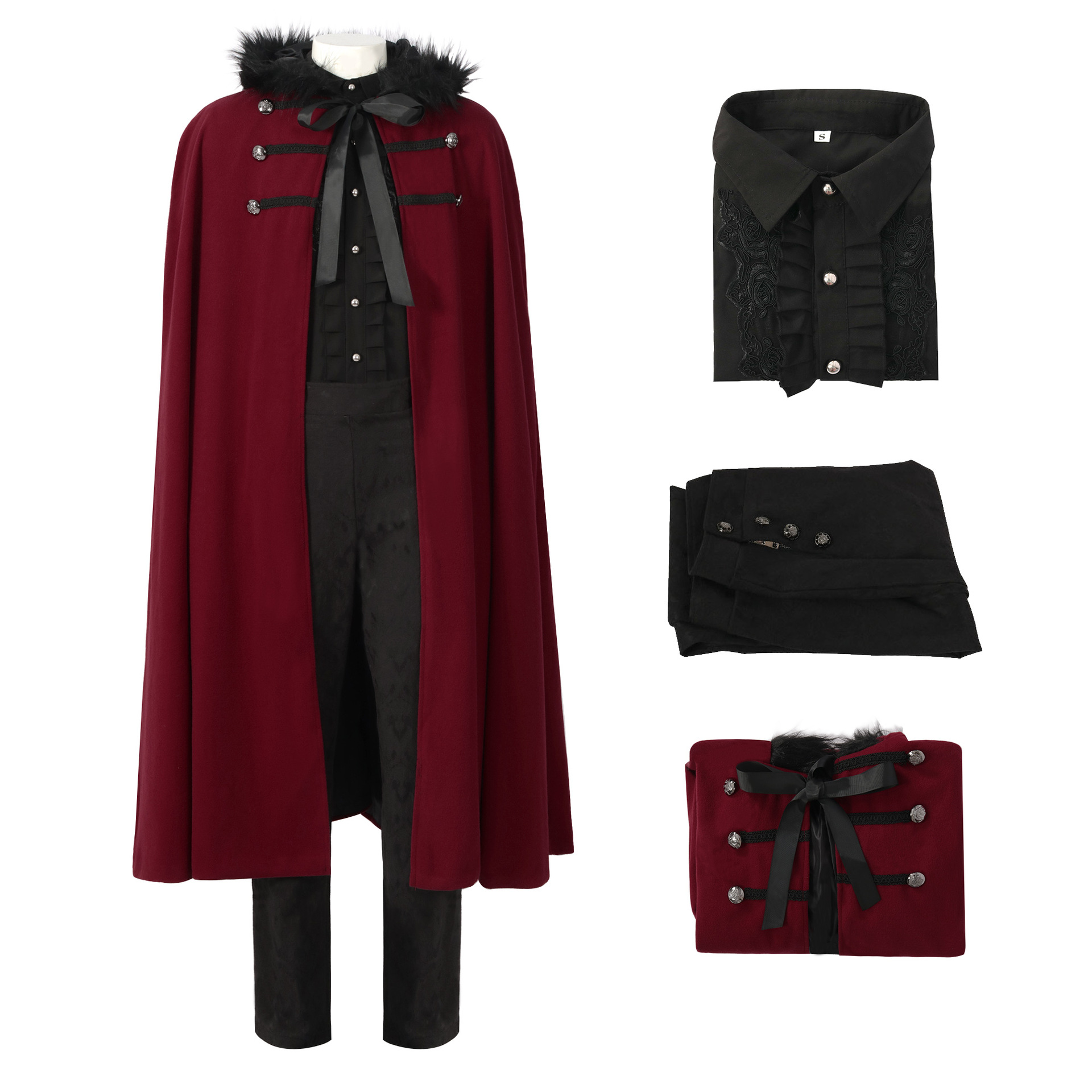 طقم سترة نسائية بتصميم قوطي مس - مراجعة Women'S Fashion Victorian Era وسعره