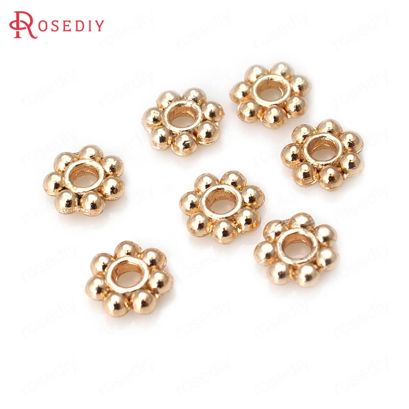 18K الذهب اللون النحاس زهرة فا - مراجعة Women Fashion Jewellery وسعره