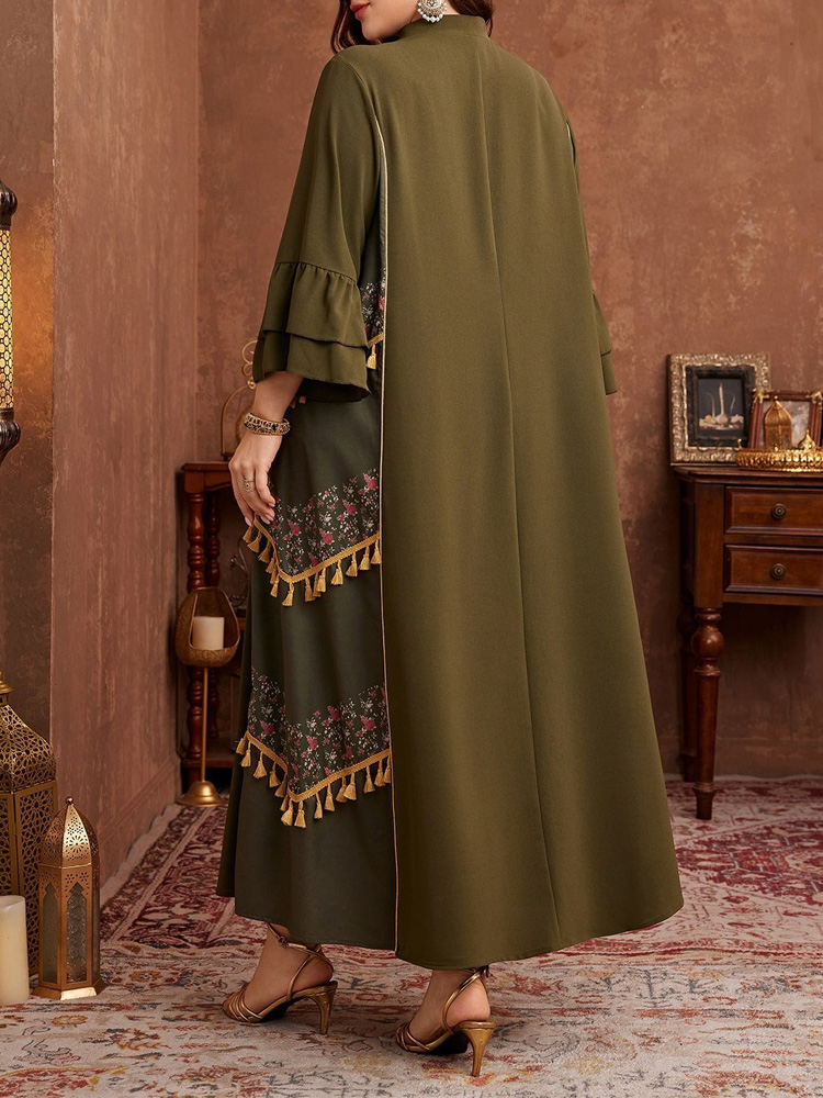 فستان عباية نسائي جديد 2026 بت - مراجعة Maxi Dress Boho وسعره